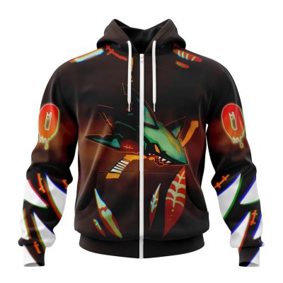 San Jose Sharks NHL Special Jersey For Halloween Night Hoodie T Shirt