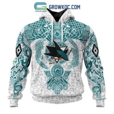 San Jose Sharks NHL Special Norse Viking Symbols Hoodie T Shirt