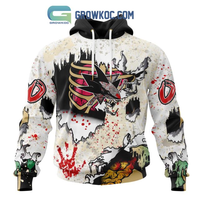 San Jose Sharks NHL Special Zombie Style For Halloween Hoodie T Shirt