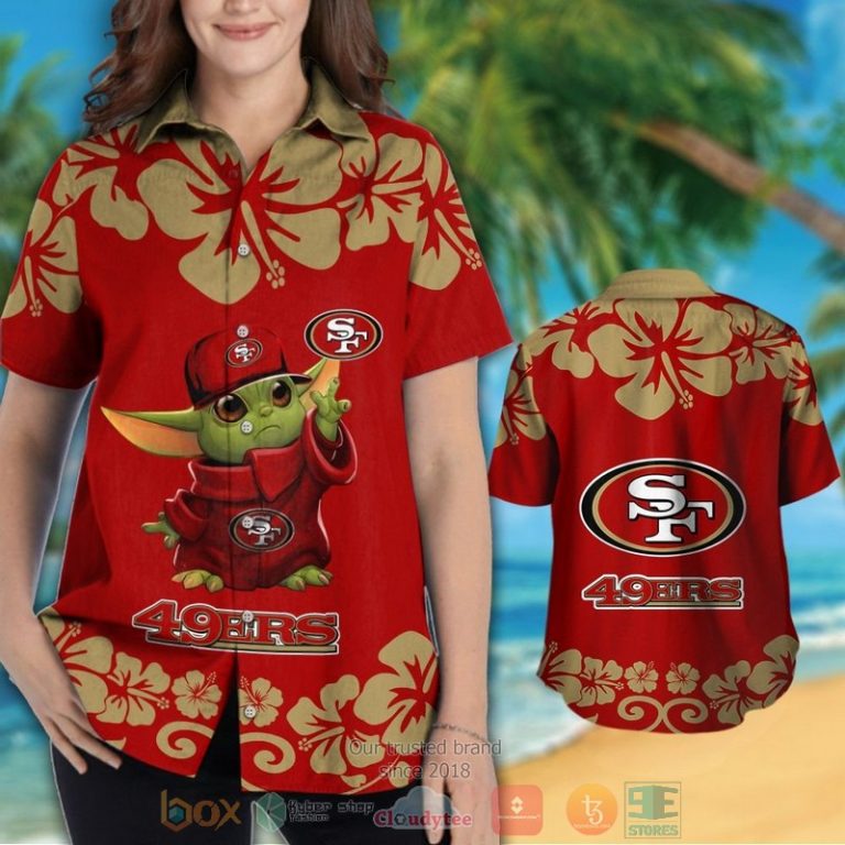 San Francisco 49Ers Baby Yoda Hawaii Shirt, Shorts - Hot Sale 2025