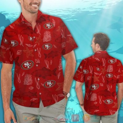 San Francisco 49Ers Fish Hawaiian Shirt And Shorts - Hot Sale 2025