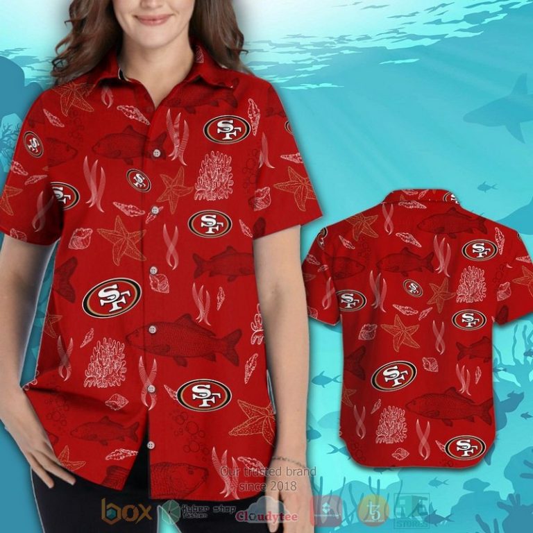 San Francisco 49Ers Fish Hawaiian Shirt And Shorts - Hot Sale 2025