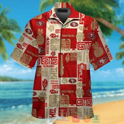San Francisco 49Ers Fish Bone Hawaii Shirt, Shorts - Hot Sale 2025