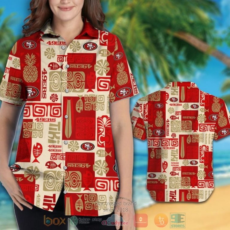 San Francisco 49Ers Fish Bone Hawaii Shirt, Shorts - Hot Sale 2025