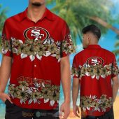 San Francisco 49ers Gold Tropical Plants Red Hawaii Shirt Shorts 1 768x768 1.jpg - demo10