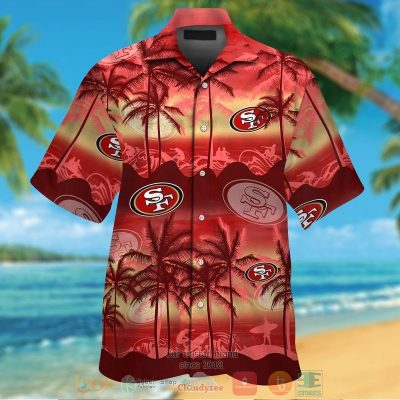 San Francisco 49Ers Palm Tree Hawaii Shirt, Shorts - Hot Sale 2025
