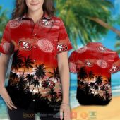 San Francisco 49ers Palm Tree Red Black Hawaiian Shirt And Shorts 1 2 768x768 1.jpg - demo10