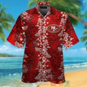 San Francisco 49ers Tropical Plants Red Hawaii Shirt Shorts.jpg - demo10