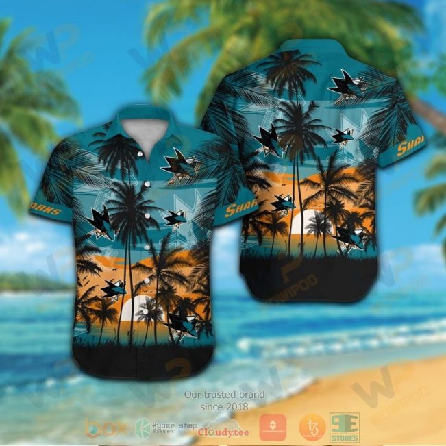 San Jose Sharks Hawaiian Shirt And Shorts - Hot Sale 2025