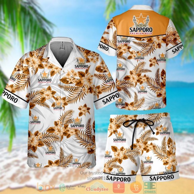 Sapporo Premium Beer Hawaiian Shirt, Shorts - Hot Sale 2025