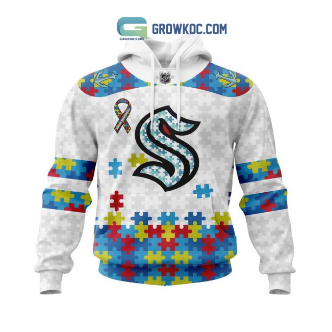 Seattle Kraken NHL Autism Awareness Personalized Hoodie T Shirt