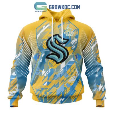 Seattle Kraken NHL Fearless Against Childhood Cancers Hoodie T Shirt