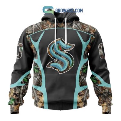 Seattle Kraken NHL Special Camo Hunting Personalized Hoodie T Shirt