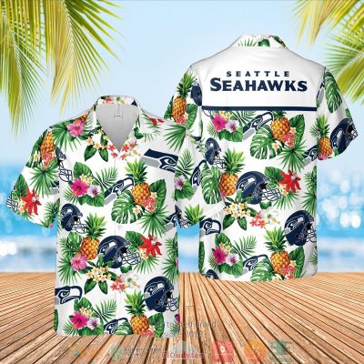 Seattle Seahawks Nfl Pineapple Hawaiian Shirt, Shorts - Hot Sale 2025