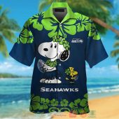 Seattle Seahawks Snoopy Woodstock Hawaiian Shirt And Shorts.jpg - demo10