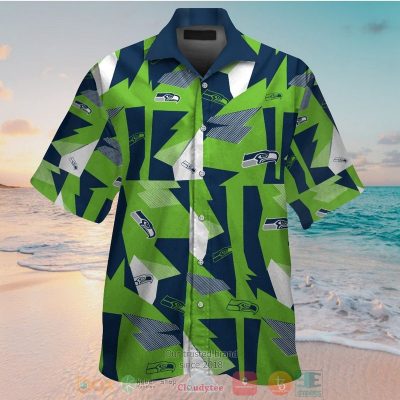 Seattle Seahawks Navy Action Green Hawaiian Shirt And Shorts - Hot Sale 2025