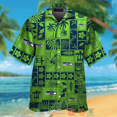 Seattle Seahawks Tropical Plants Action Green Hawaii Shirt, Shorts - Hot Sale 2025