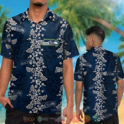 Seattle Seahawks Tropical Plants Navy Hawaii Shirt, Shorts - Hot Sale 2025