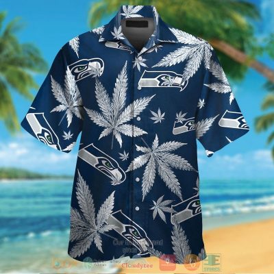 Seattle Seahawks Weed Navy Hawaii Shirt, Shorts - Hot Sale 2025