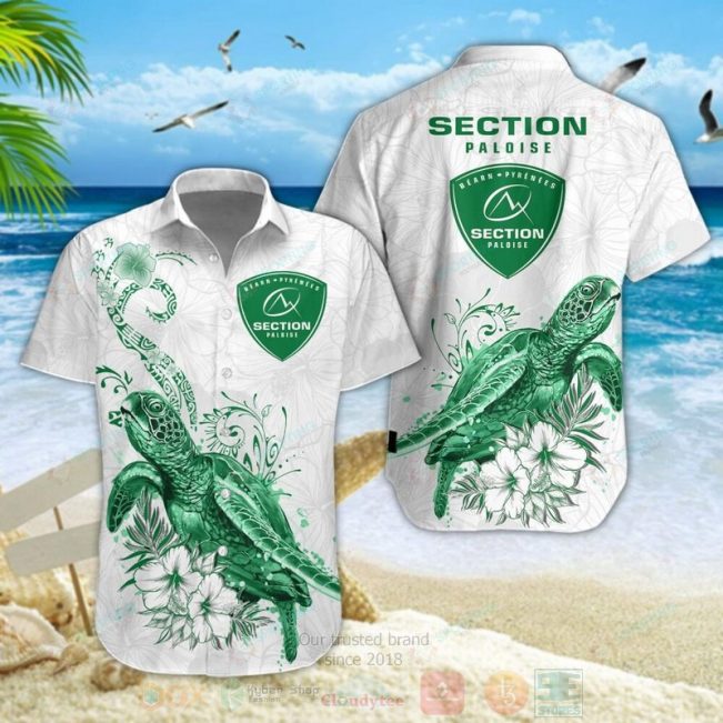 Section Paloise Turtle Hawaiian Shirt, Short - Hot Sale 2025
