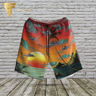 Sikorsky Mh-53 Pave Low All Over Print Hawaiian Shirts And Beach Shorts - Hot Sale 2025