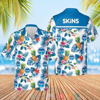 Skins Condoms Pineapple Hawaiian Shirt, Shorts - Hot Sale 2025
