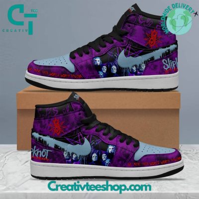 Slipknot Purple Limited Edition Air Jordan 1 Sneaker - Creativteeshop