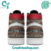 Smokey Bear Only You Can Prevent Wildfires Air Jordan 1 Sneaker - demo10