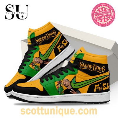 Snoop Dogg Art Nike Air Jordan 1 High Top Sneaker -Soulcals.com