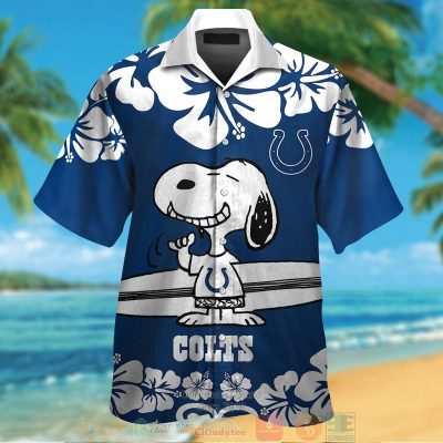 Snoopy Indianapolis Colts Hawaiian Shirt And Shorts - Hot Sale 2025