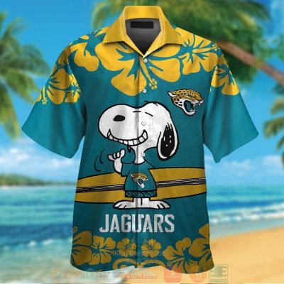Snoopy Jacksonville Jaguars Hawaiian Shirt And Shorts - Hot Sale 2025