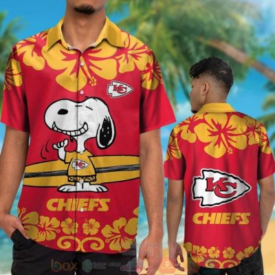 Snoopy Kansas City Chiefs Hawaiian Shirt And Shorts - Hot Sale 2025