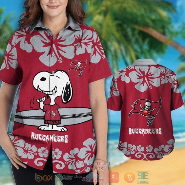 Snoopy Tampa Bay Buccaneers Hawaiian Shirt And Shorts - Hot Sale 2025
