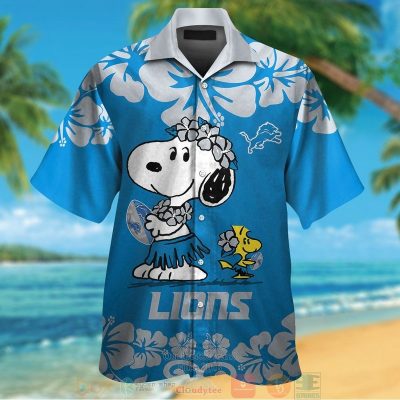 Snoopy Woodstock Detroit Lions Hawaiian Shirt And Shorts - Hot Sale 2025