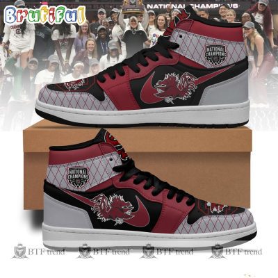 South Carolina Gamecocks 2024 NCAA Women's Basketball National Champions Air Jordan 1 Shoes