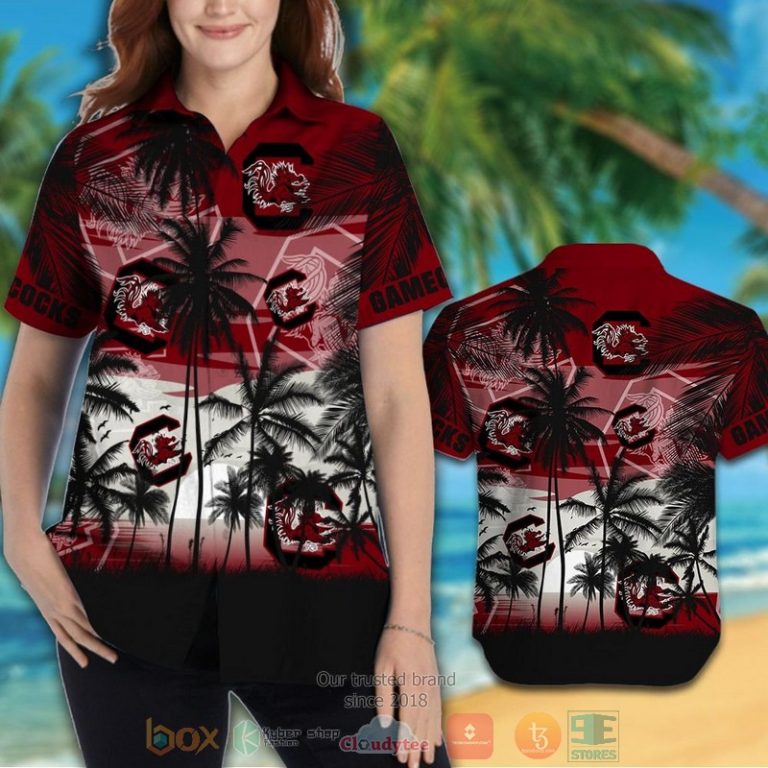 South Carolina Gamecocks Tropical Hawaiian Shirt And Shorts - Hot Sale 2025