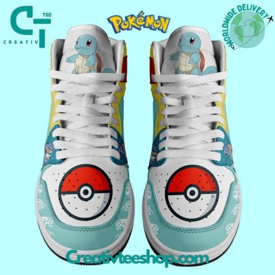 Squirtle Pokemon Air Jordan 1 Sneaker - soulcals.com