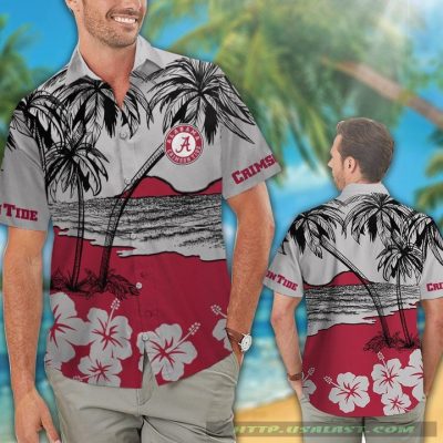 Alabama Crimson Tide Hibiscus Hawaiian Shirt Beach Short - Hot Sale 2025