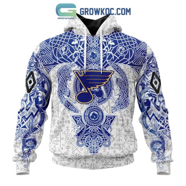 St Louis Blues NHL Special Norse Viking Symbols Hoodie T Shirt