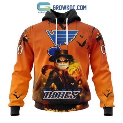 St. Louis Blues NHL Special Jack Skellington Halloween Concepts Hoodie T Shirt