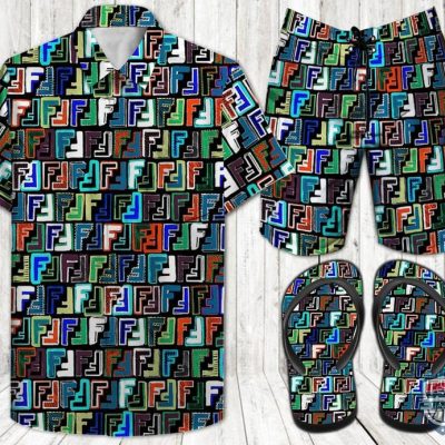 Fendi Hawaiian Shirt Beach Short 01 - Hot Sale 2025