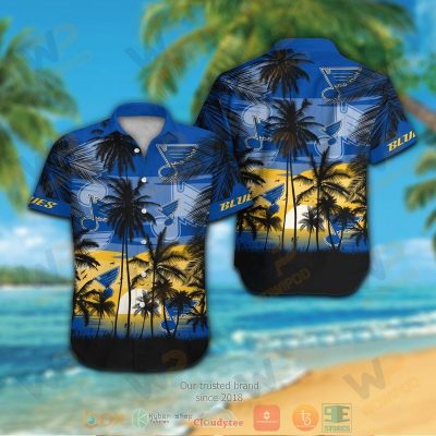 St Louis Blues Hawaiian Shirt And Shorts - Hot Sale 2025