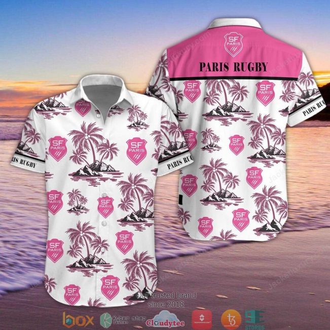 Stade Francais Hawaiian Shirt, Beach Short - Hot Sale 2025