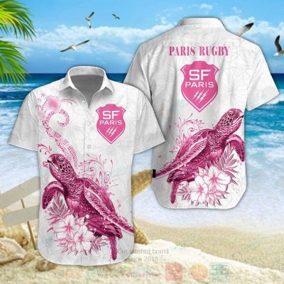 Stade Francais Turtle Hawaiian Shirt, Short - Hot Sale 2025