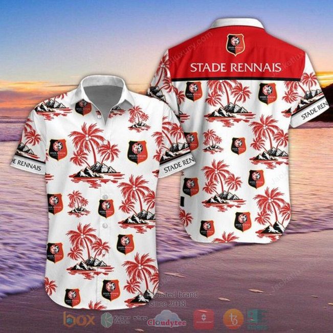 Stade Rennais F.C Hawaiian Shirt, Shorts - Hot Sale 2025