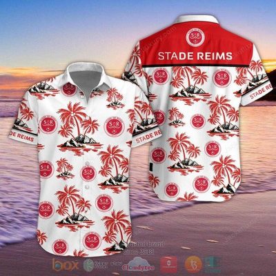 Stade De Reims Hawaiian Shirt, Shorts - Hot Sale 2025