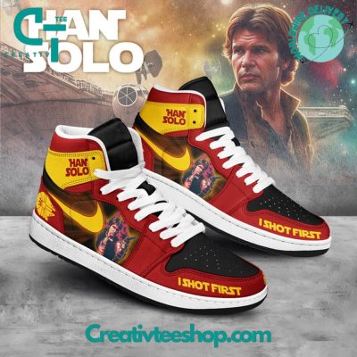 Star Wars Han Solo Air Jordan 1 Sneaker - soulcals.com