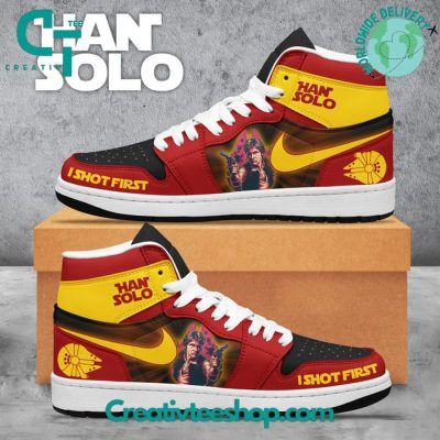 Star Wars Han Solo Air Jordan 1 Sneaker - soulcals.com