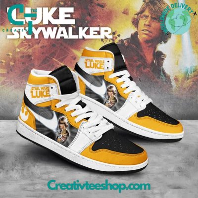 Star Wars Luke Skywalker Air Jordan 1 Sneaker - soulcals.com