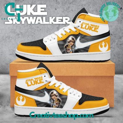 Star Wars Luke Skywalker Air Jordan 1 Sneaker - soulcals.com